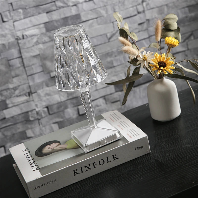 Lampe de Table Cristal Élégante – Maison Vanoa