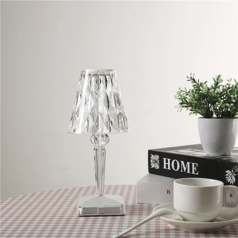 Lampe de Table Cristal Élégante – Maison Vanoa