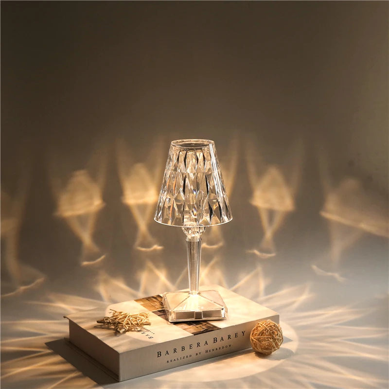 Lampe de Table Cristal Élégante – Maison Vanoa