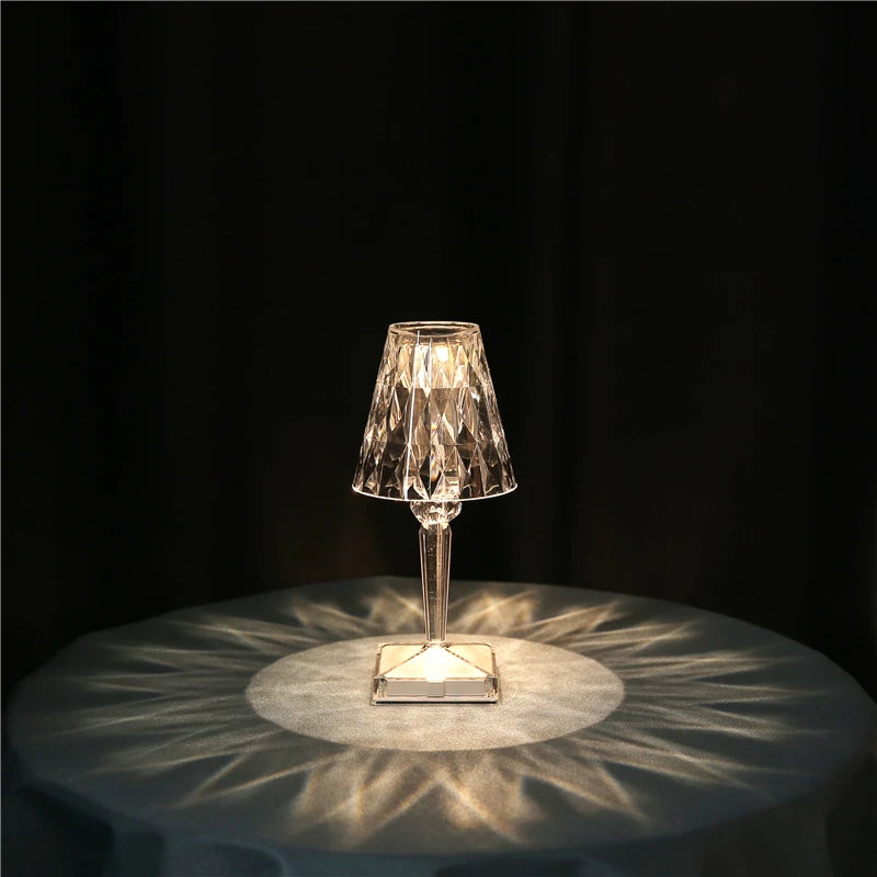 Lampe de Table Cristal Élégante – Maison Vanoa