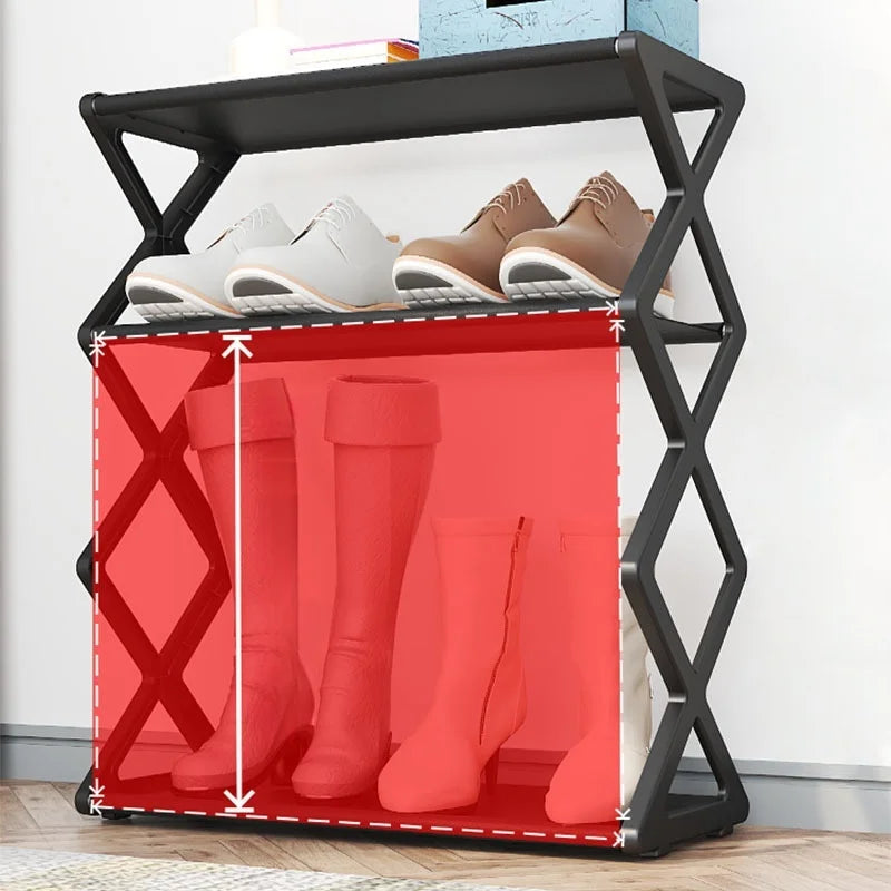 Étagère à chaussures 4 niveaux – Rangement gain de place