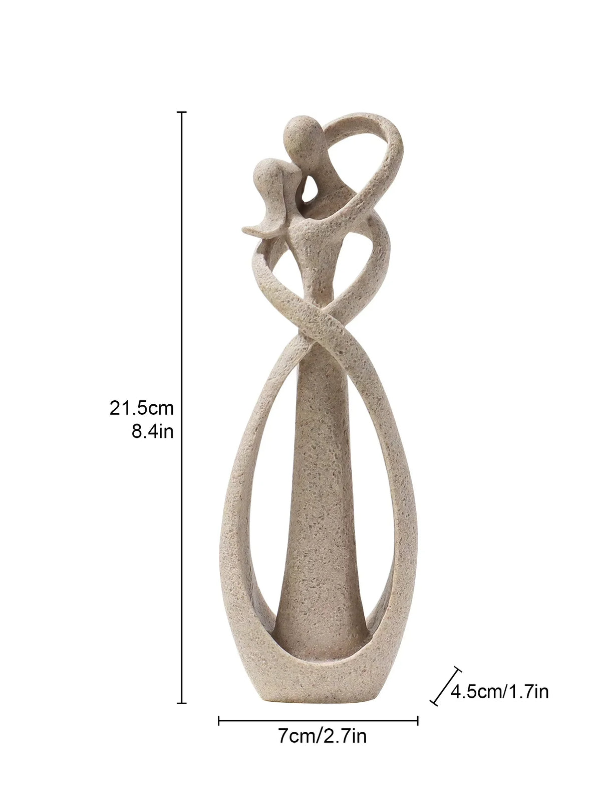 Sculpture Abstraite Élégante – Maison Vanoa