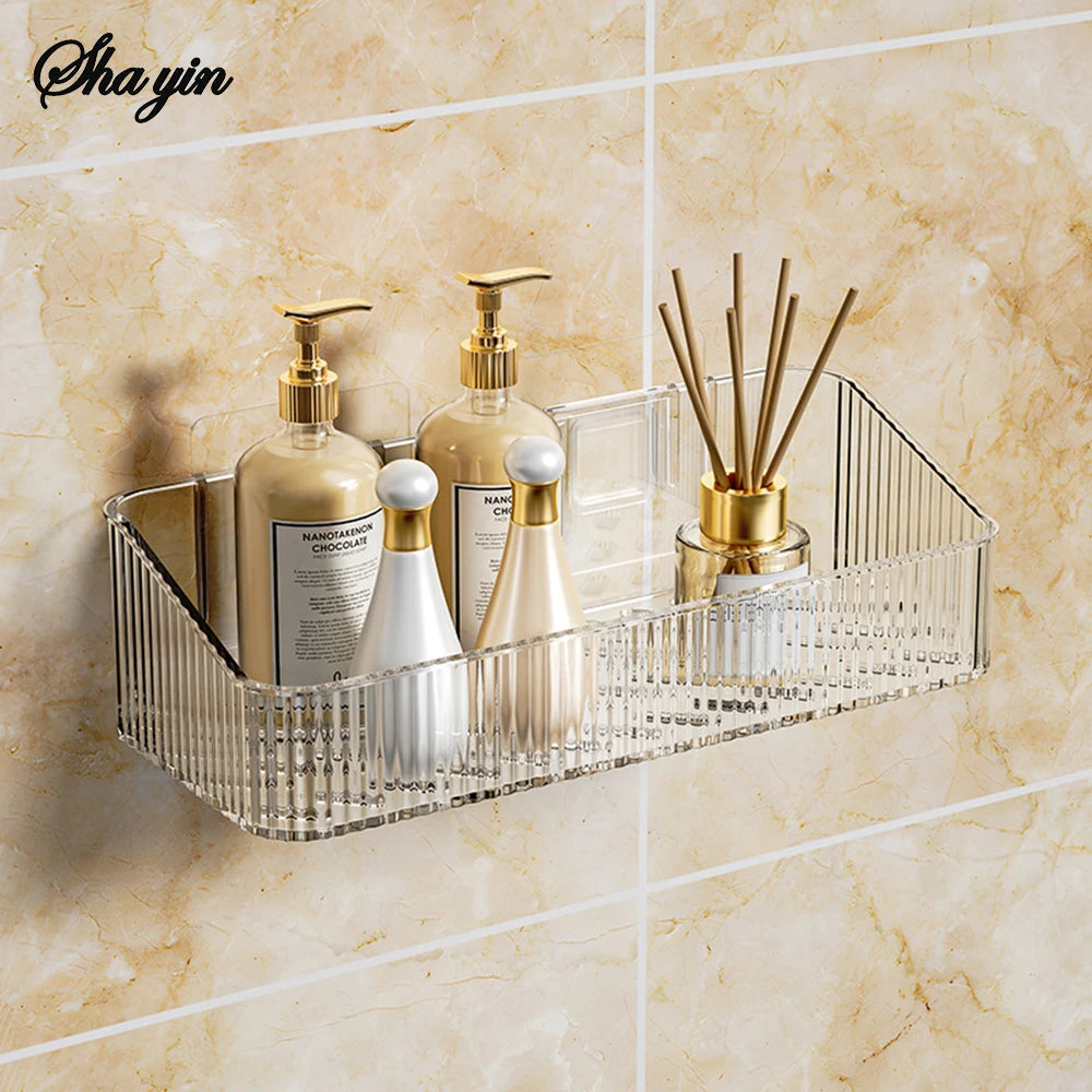 Étagère de rangement pour salle de bain – Organisation murale