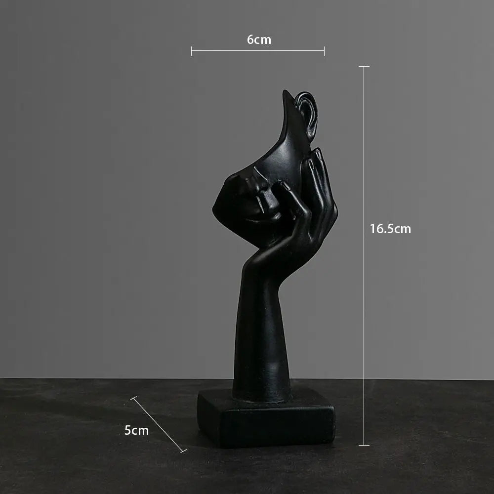 Sculpture Abstraite en Résine – Maison Vanoa