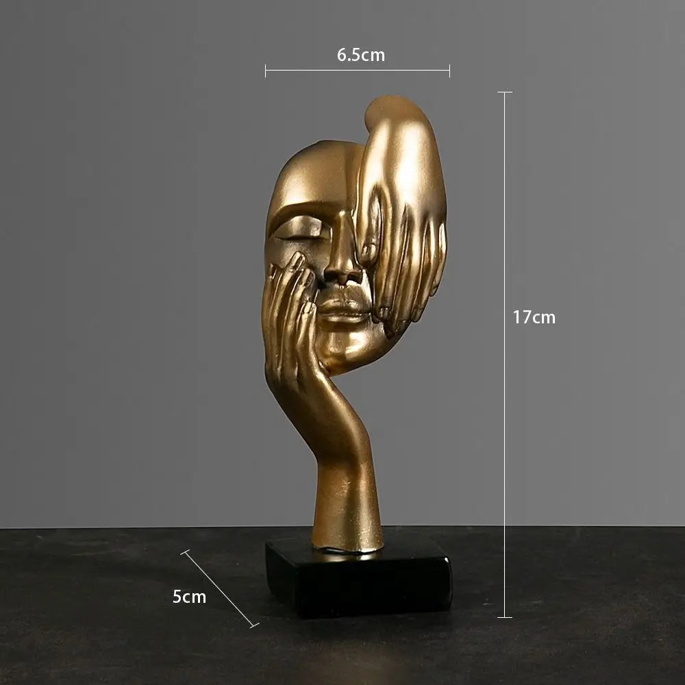 Sculpture Abstraite en Résine – Maison Vanoa