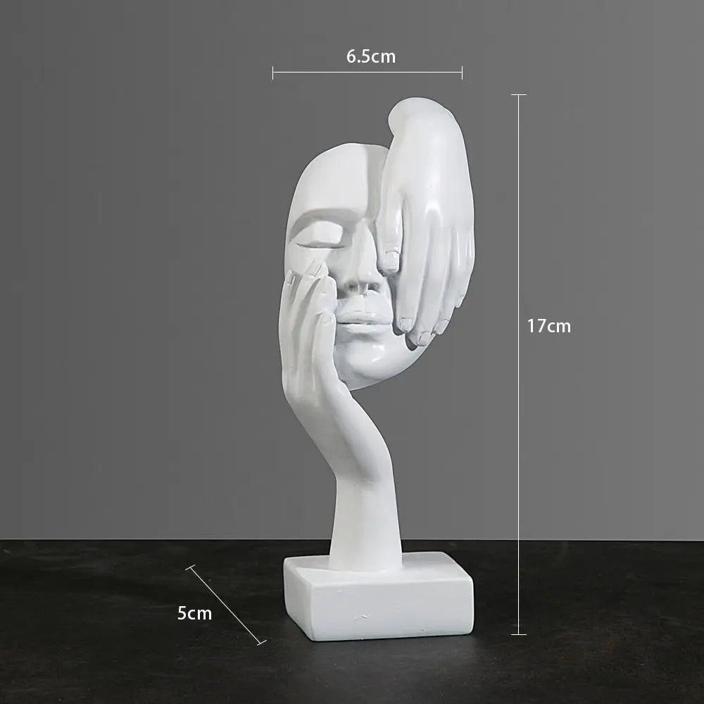 Sculpture Abstraite en Résine – Maison Vanoa