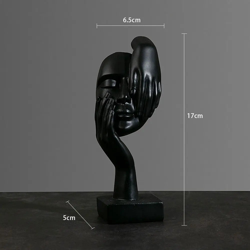 Sculpture Abstraite en Résine – Maison Vanoa