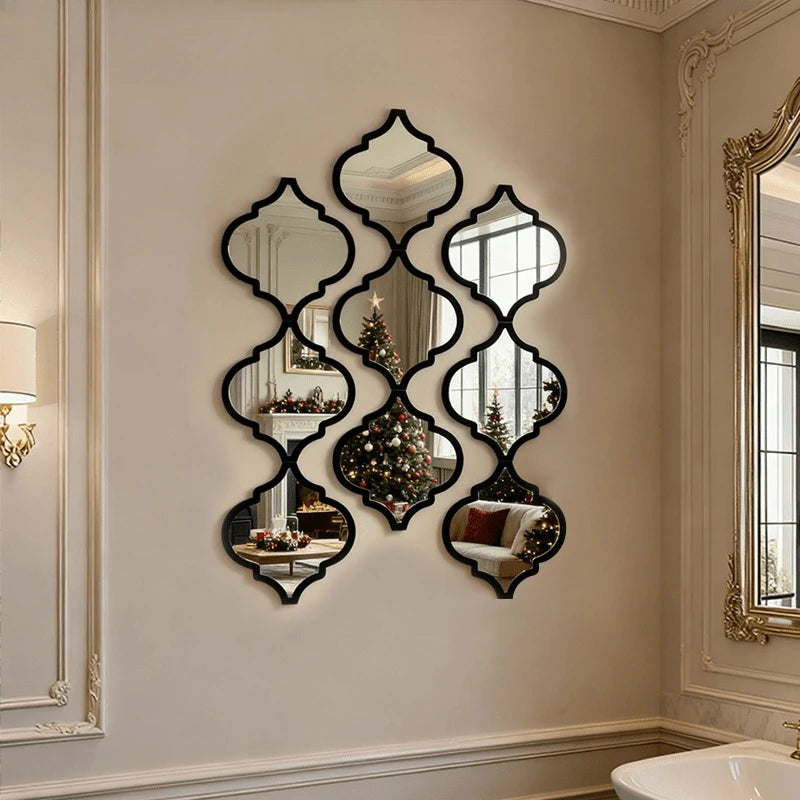 Miroirs Muraux Marocains – Set Décoratif 12 Pièces | Maison Vanoa