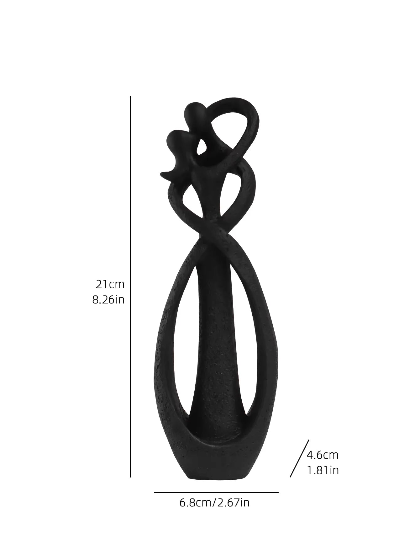 Sculpture Abstraite Élégante – Maison Vanoa