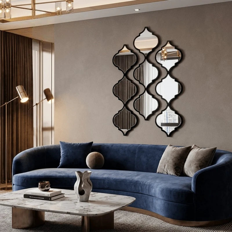 Miroirs Muraux Marocains – Set Décoratif 12 Pièces | Maison Vanoa