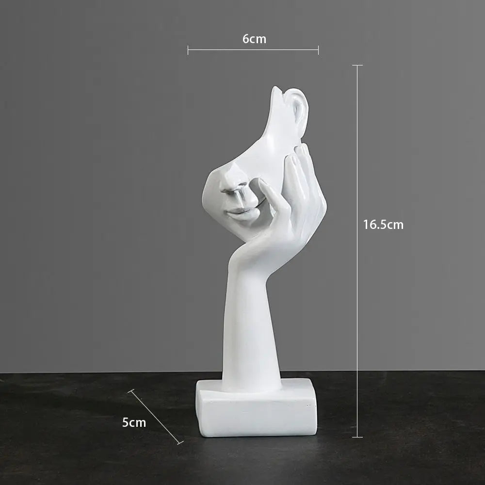 Sculpture Abstraite en Résine – Maison Vanoa