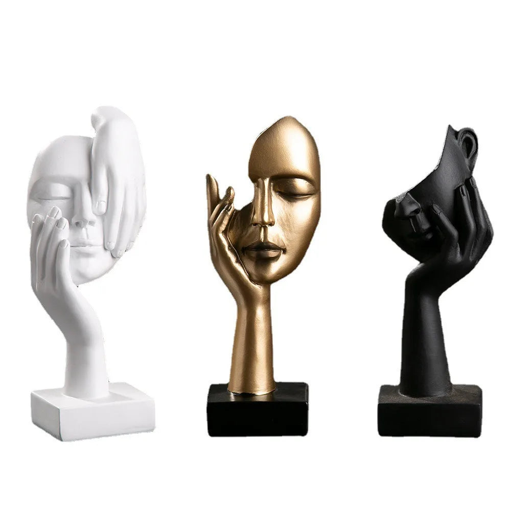 Sculpture Abstraite en Résine – Maison Vanoa