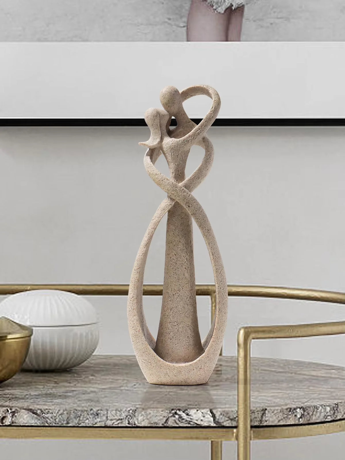 Sculpture Abstraite Élégante – Maison Vanoa
