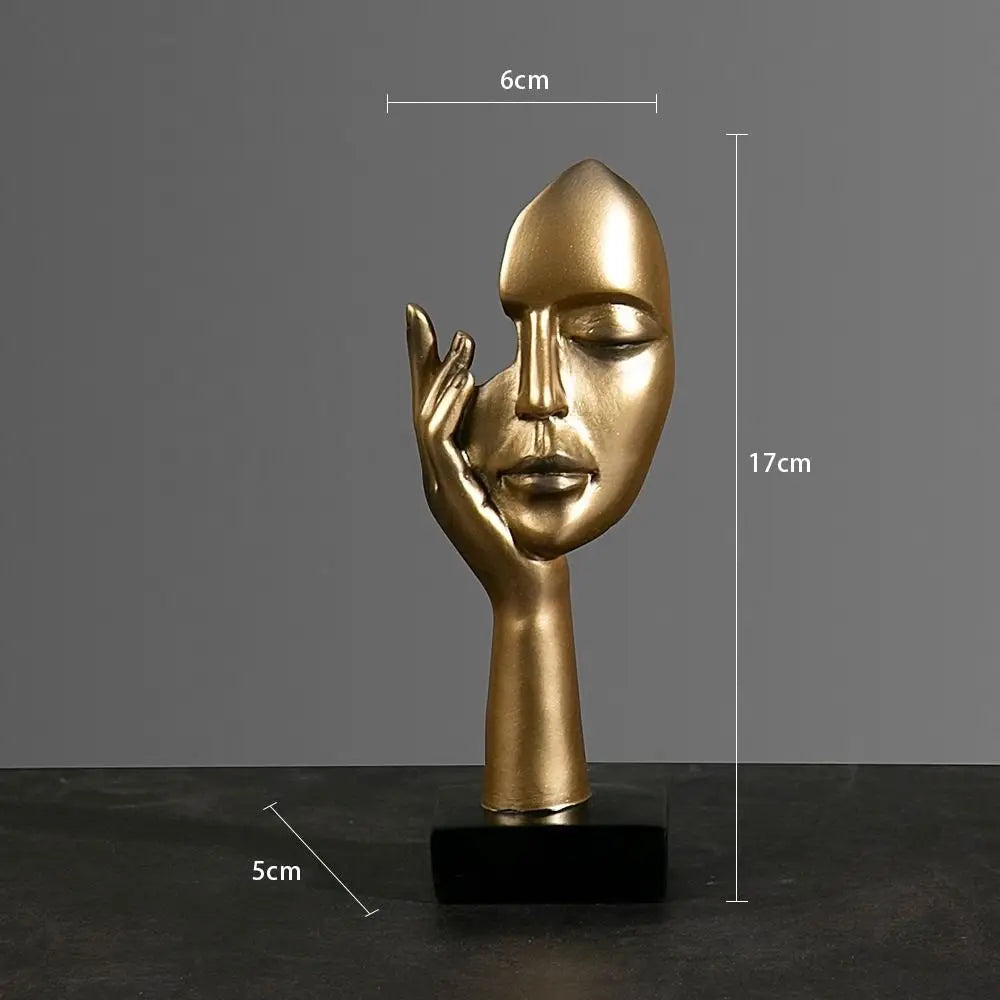 Sculpture Abstraite en Résine – Maison Vanoa