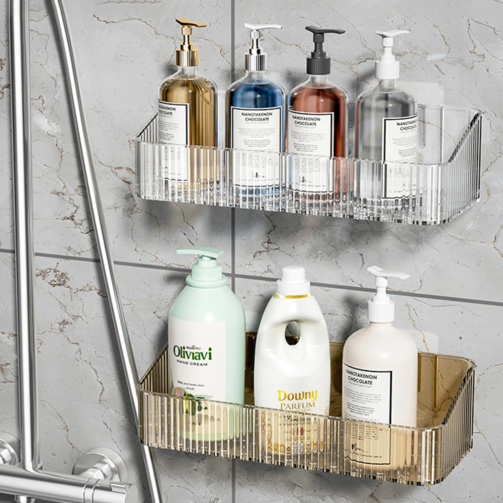 Étagère de rangement pour salle de bain – Organisation murale