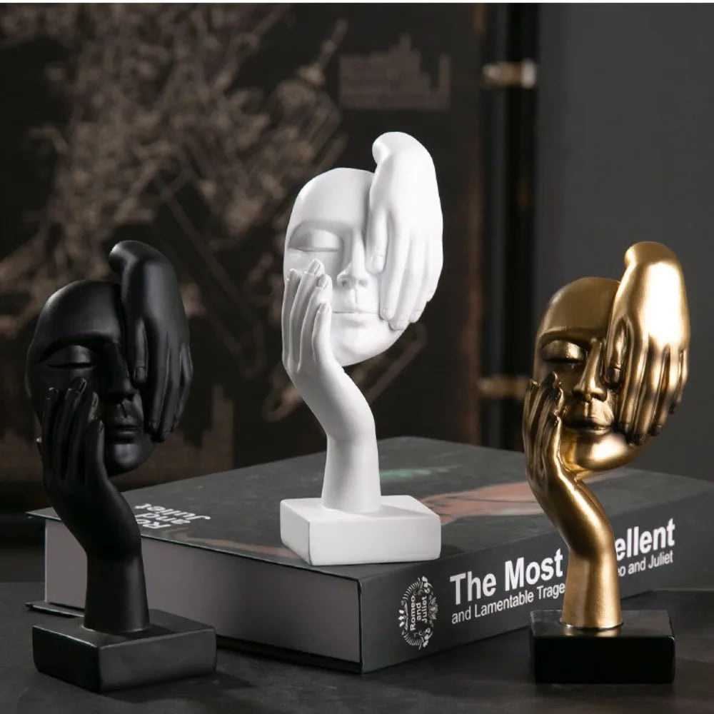 Sculpture Abstraite en Résine – Maison Vanoa