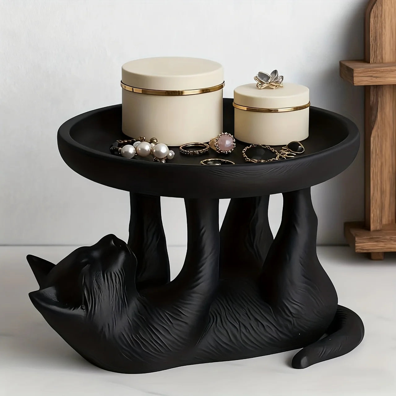 Vide-Poche Chat Élégant – Maison Vanoa