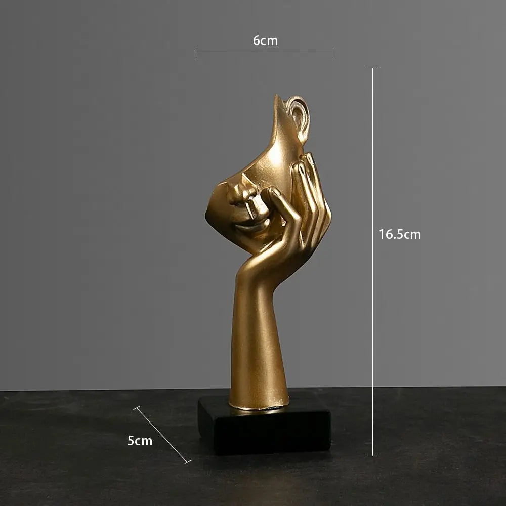 Sculpture Abstraite en Résine – Maison Vanoa
