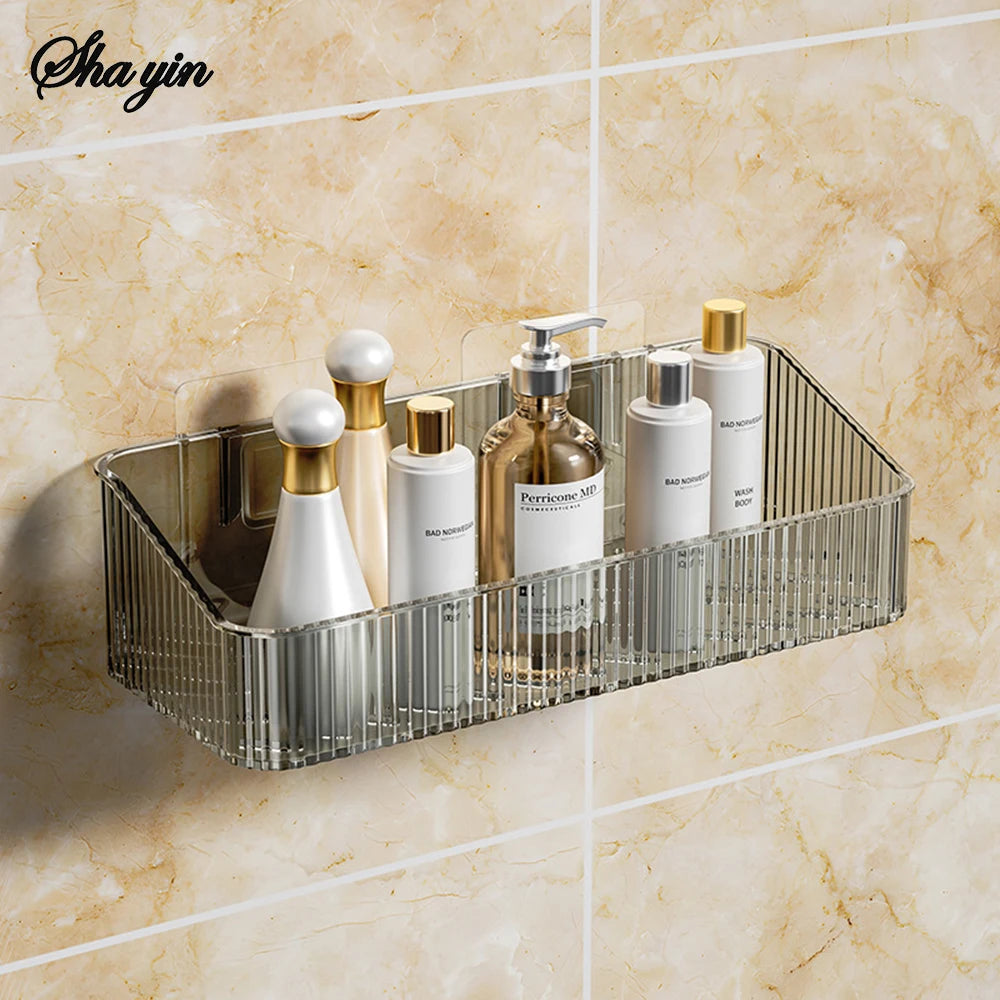 Étagère de rangement pour salle de bain – Organisation murale